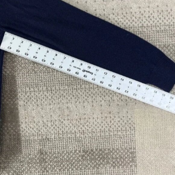 RRL Double RL Men's‎ Knit Cashmere Cardigan V-Neck Sweater Navy Blue Medium - Picture 8 of 9